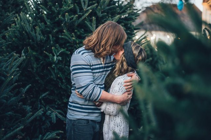 Couple kissing