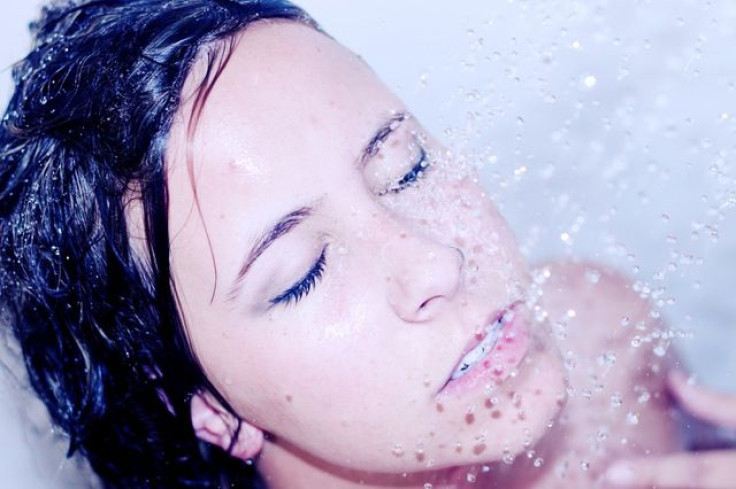 Woman in shower