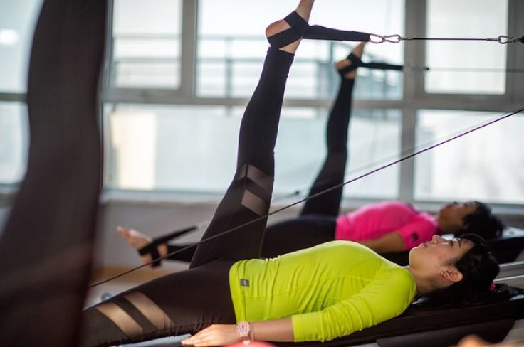 Women working out