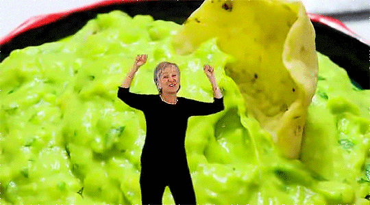 Guacamole makes us dance.