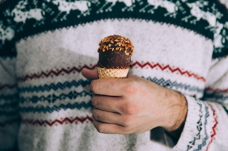 Man with ice cream