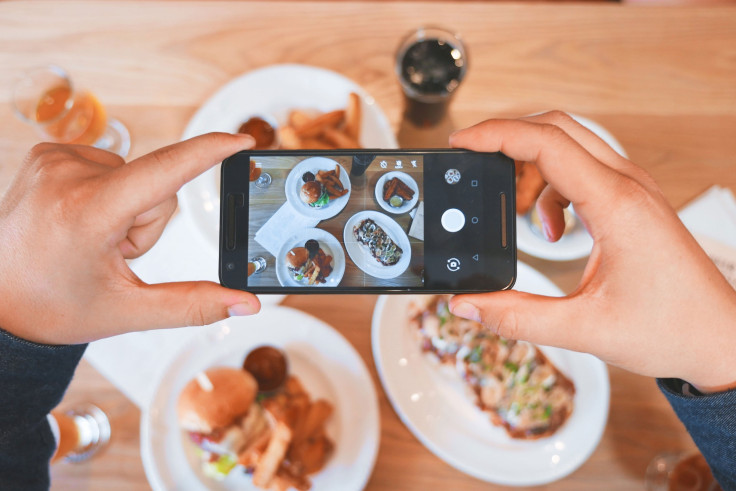 Taking pic of food