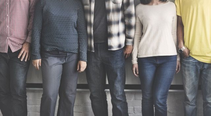 People standing in a line