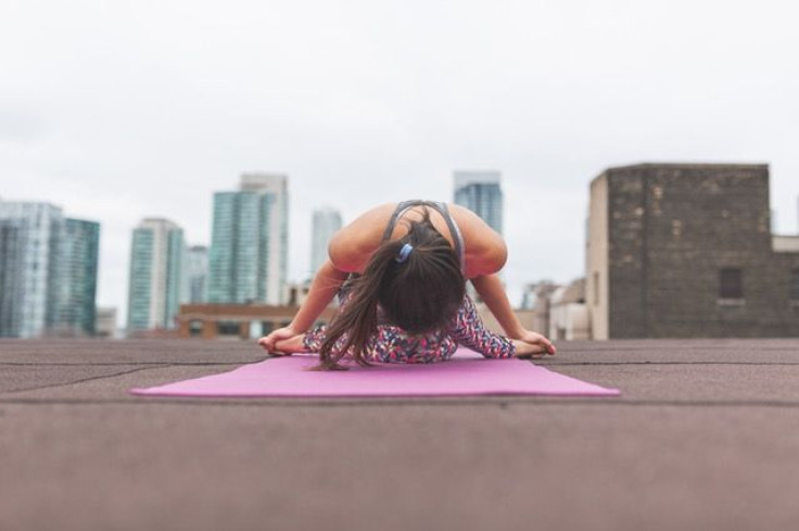 Woman doing yoga