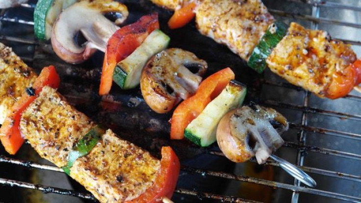 Food on grill
