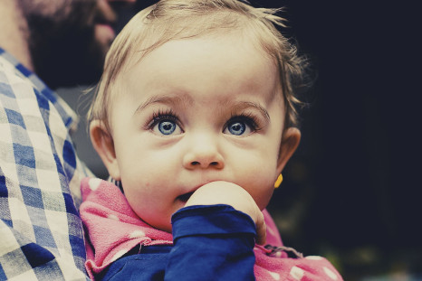 A blue eyed, blonde-haired baby girl was the ideal child for most European parents.