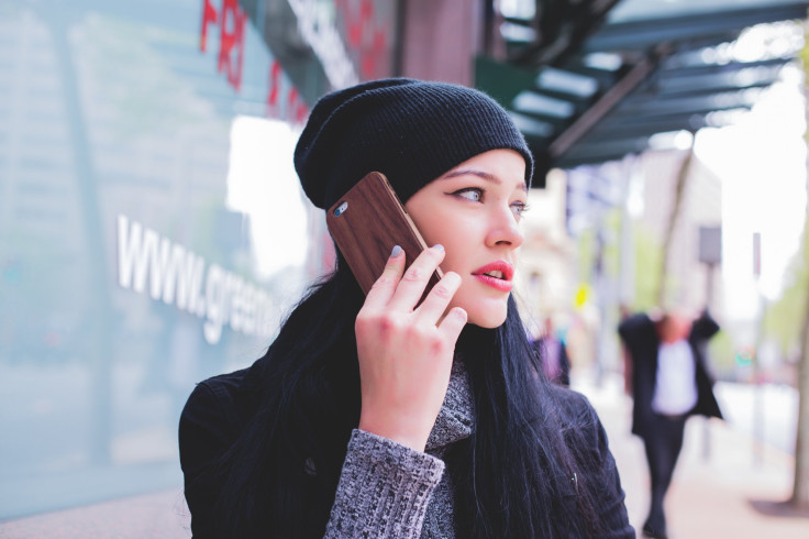 Woman on phone