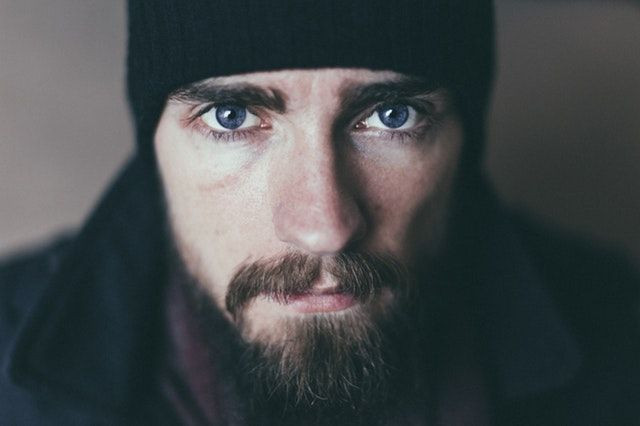 Man staring
