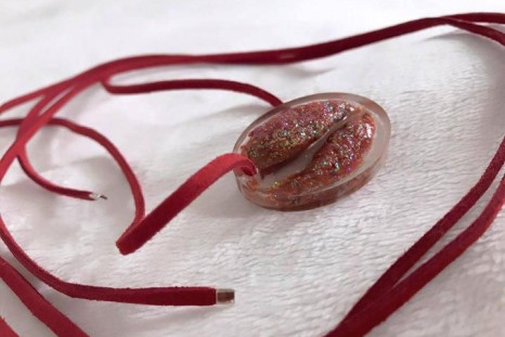 Blogger made jewelry from her discarded skin following a labiaplasty as a symbol of overcoming her pain.