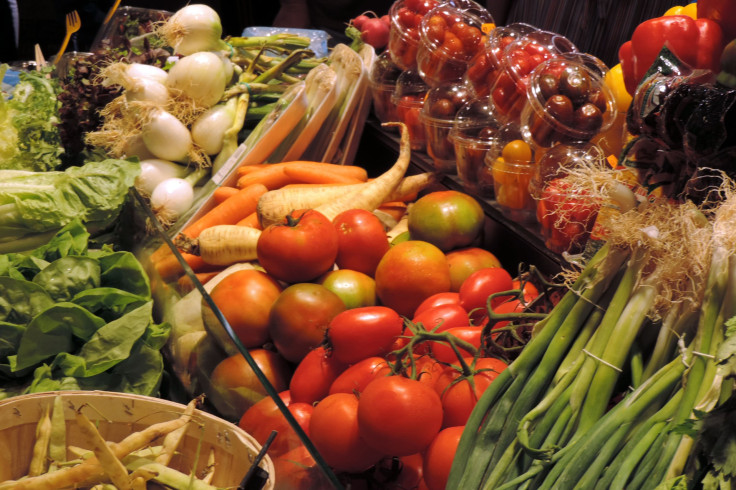 Vegetables at the market