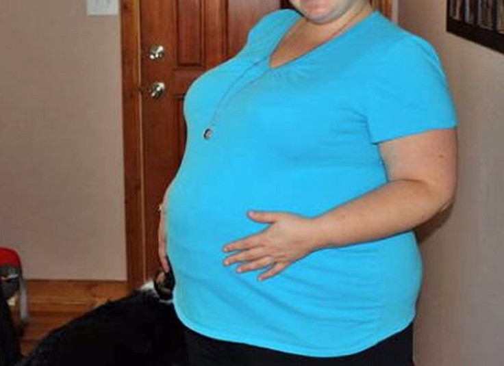 Obese and pregnant mom