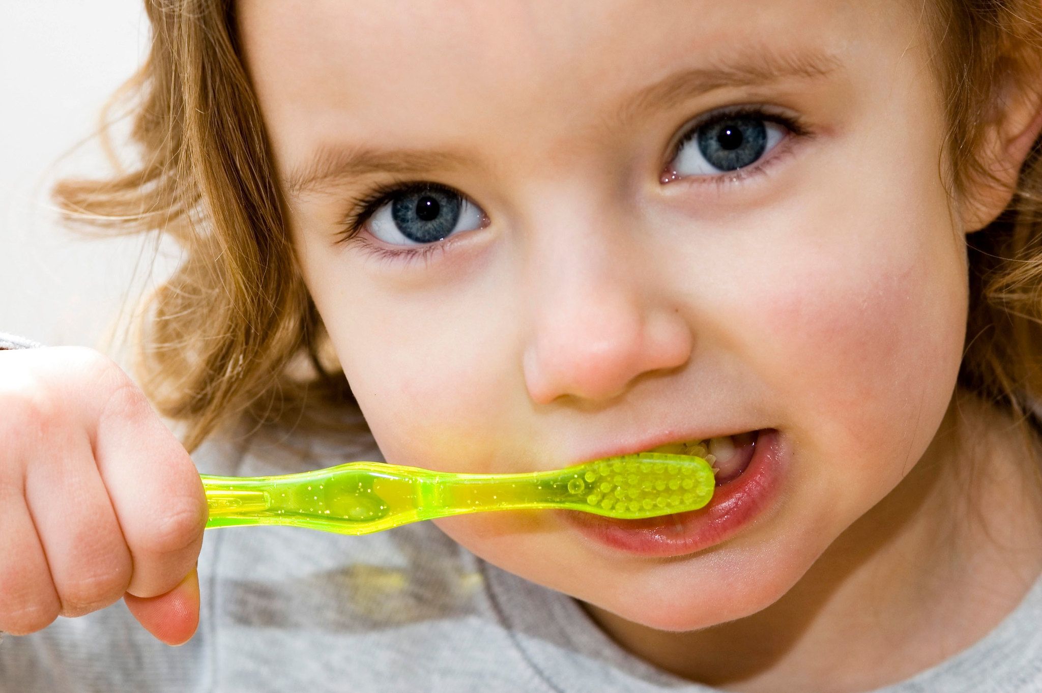 Kid Brushing Teeth