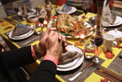 People may be sitting down to unusual Thanksgivings this year