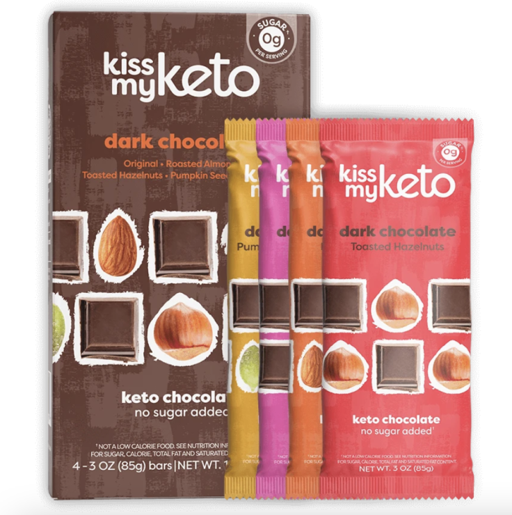 Keto Dark Chocolate - 4 Pack