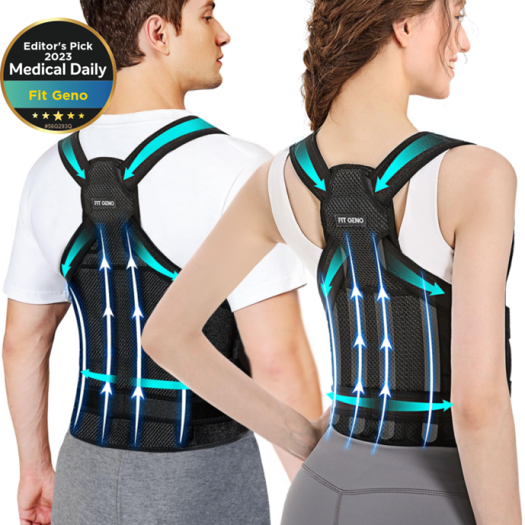 Fit Geno Back Brace Posture Corrector Review: For Improved Posture And Pain  Relief