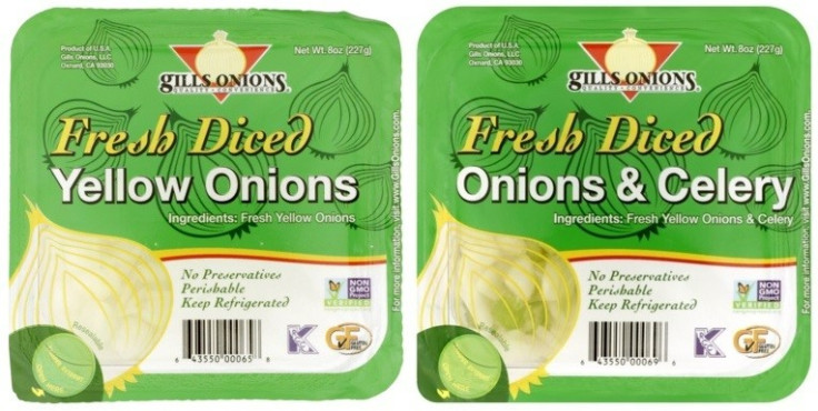 fresh diced onions