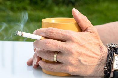 While smoking is the number one risk factor for lung cancer, nonsmokers who are exposed to carcinogens such as radon, asbestos, and vinyl chloride are also at high risk.