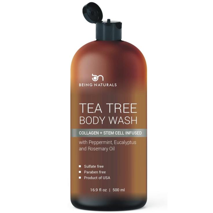 Being Naturals Tea Tree Body Wash -w/ Stem Cell