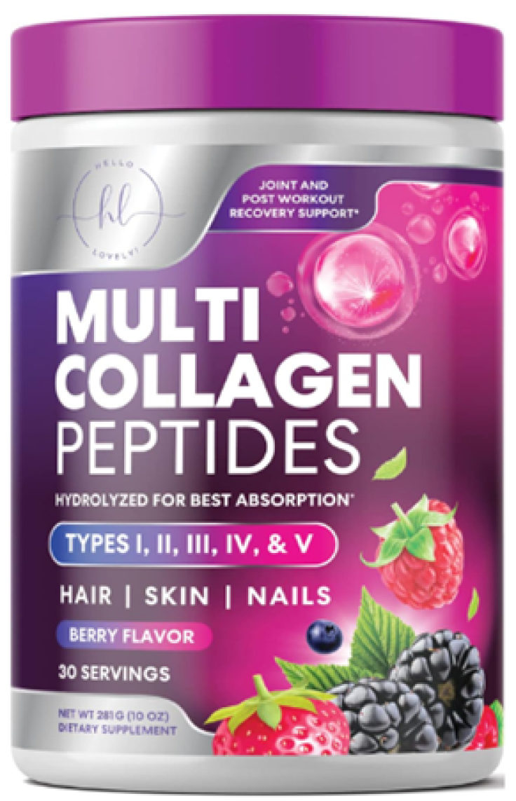  Hello Lovely! Collagen Peptides Powder