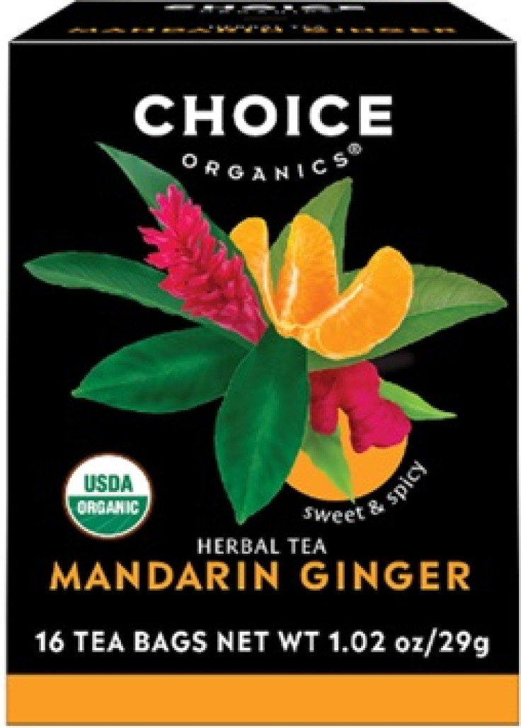  Choice Organics - Organic Mandarin Ginger Tea