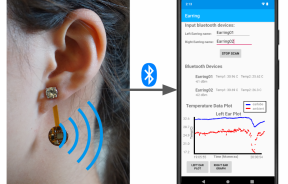 Thermal Earring: Low-power Wireless Earring for Longitudinal Earlobe Temperature Sensing