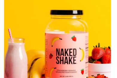 Strawberry Banana Protein Shake from Naked Nutrition