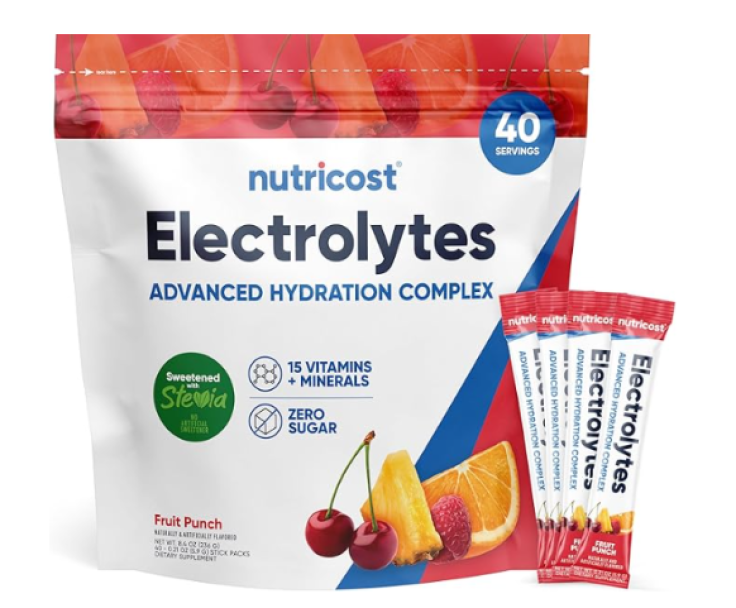 Nutricost Electrolytes Powder Hydration Packets