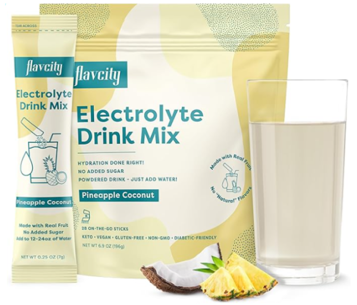FlavCity Pineapple Coconut Electrolytes Drink