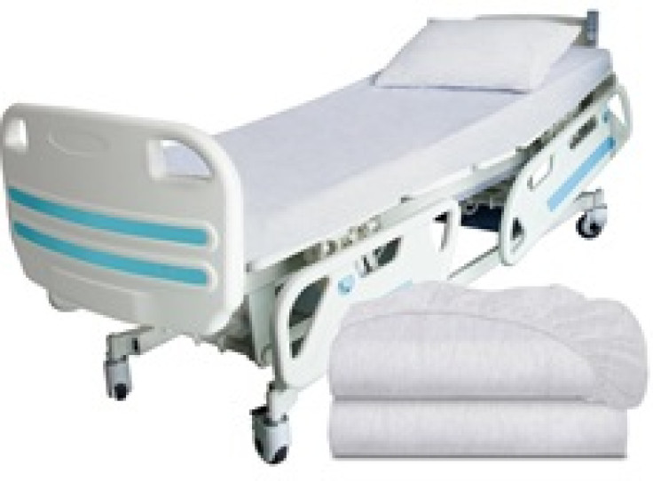 White Classic Fitted Hospital Bed Sheets Set