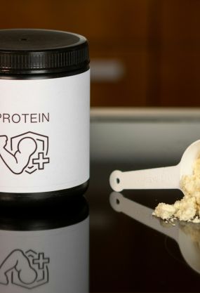 Container of Protein Powder