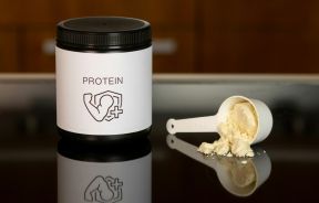 Container of Protein Powder