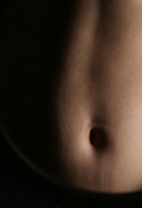 Close Up of Person's Abdomen