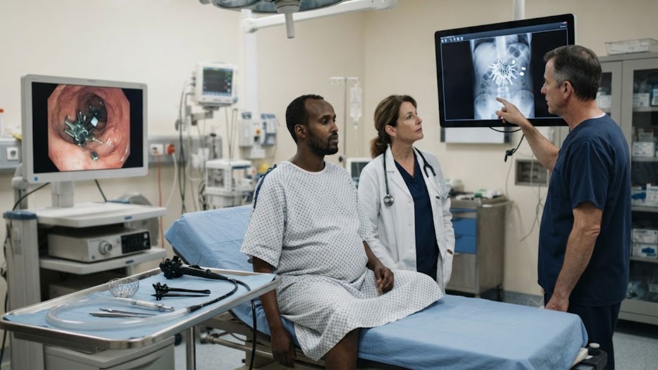 Thirty Keys and Two Magnets Came Out of One Man's Stomach Without a Single Incision